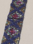 VTG Handmade Navajo Turquoise Red Blue Purple 17” Seed Bead Choker Necklace — photo 8