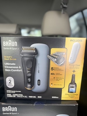 BRAUN Series 9 Sport Shaver Wet & Dry Clean & Charge System