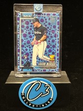2026 Topps Series 1 Jakob Marsee RC Blue/ Purple Polka Dot Miami Marlins Holiday
