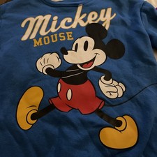 Disney Jumping Beans Boys Sweatshirt Size 8 Blue Mickey Mouse