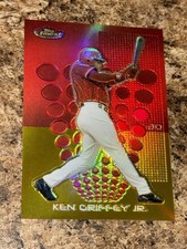 2004 Topps Finest KEN GRIFFEY JR Gold Refractor SP #d /50!!