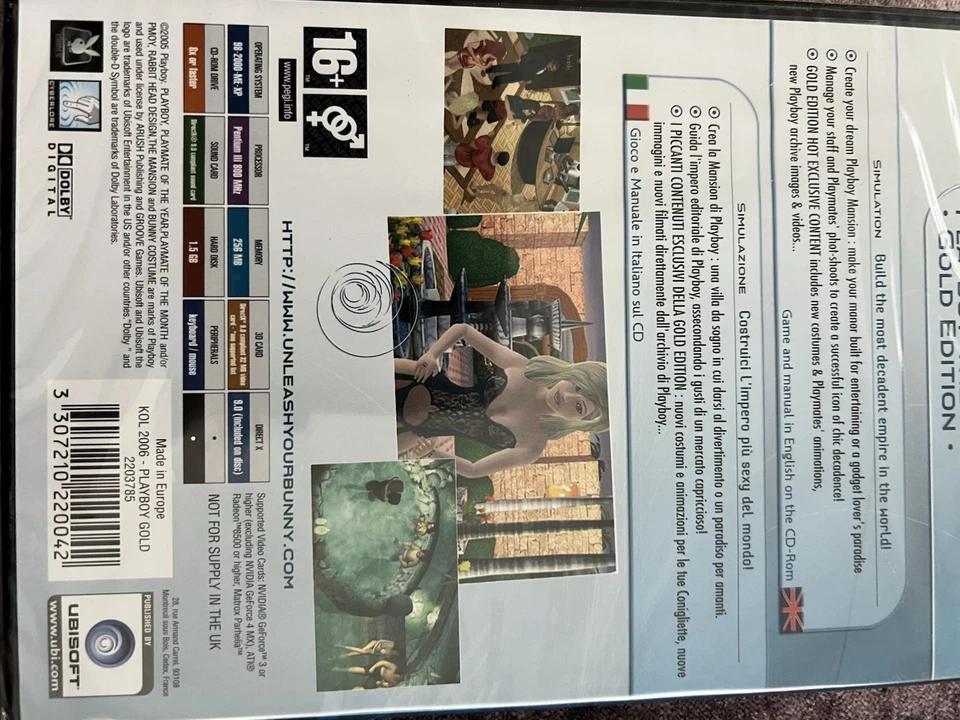 PLAYBOY THE MANSION GOLD EDITION - PC cd-rom New Sealed  - Image 4 of 4