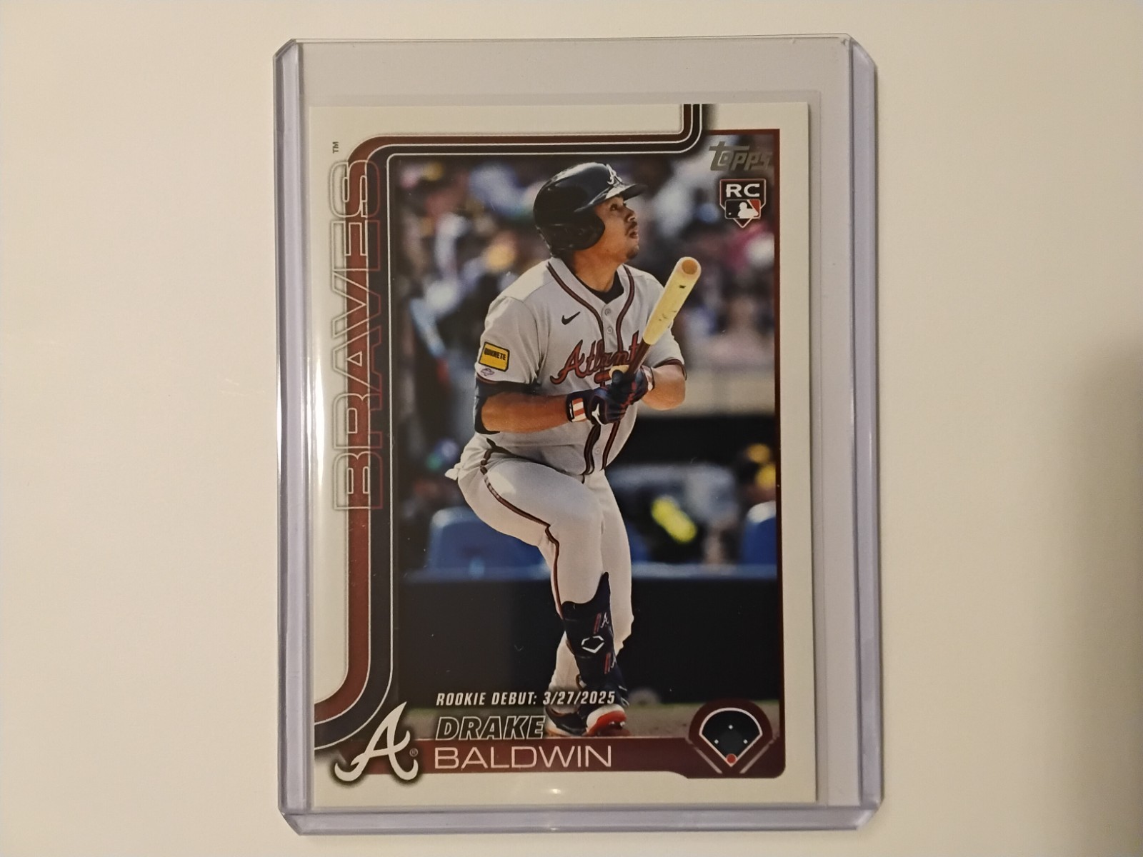2025 Topps Update Series Drake Baldwin (RC) Debut #US113 Atlanta Braves