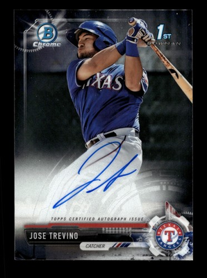 #ad 2017 Bowman Chrome #CPA JT Jose Trevino Prospect Autographs Rookie RC $4.68