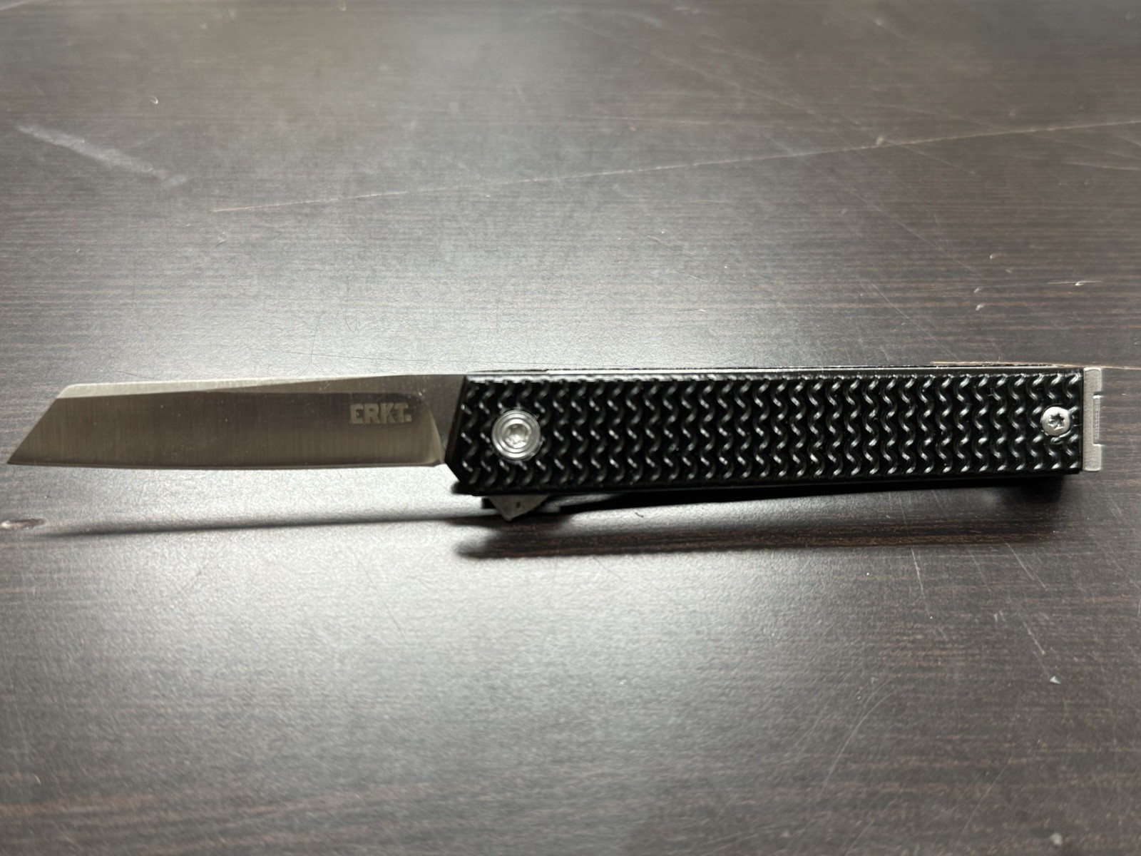 CRKT 7083 Richard Rogers CEO Microflipper Knife 2.21" Satin Sheepsfoot Black