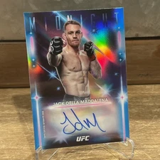 2025 Topps Midnight UFC CRG-JM Jack Della Maddalena Glimmer Graphs Auto