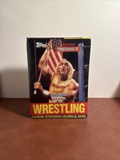 1987 Topps WWF WrestleMania III FULL BOX  36 Factory Sealed Box HULK HOGAN