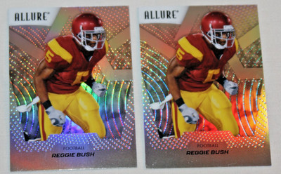 REGGIE BUSH (2) 2025 UPPER DECK ALURE SE MULTI SPORT #7 USC TROJANS