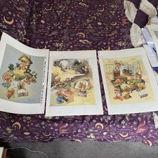 Pendelfin rabbit  x3 posters