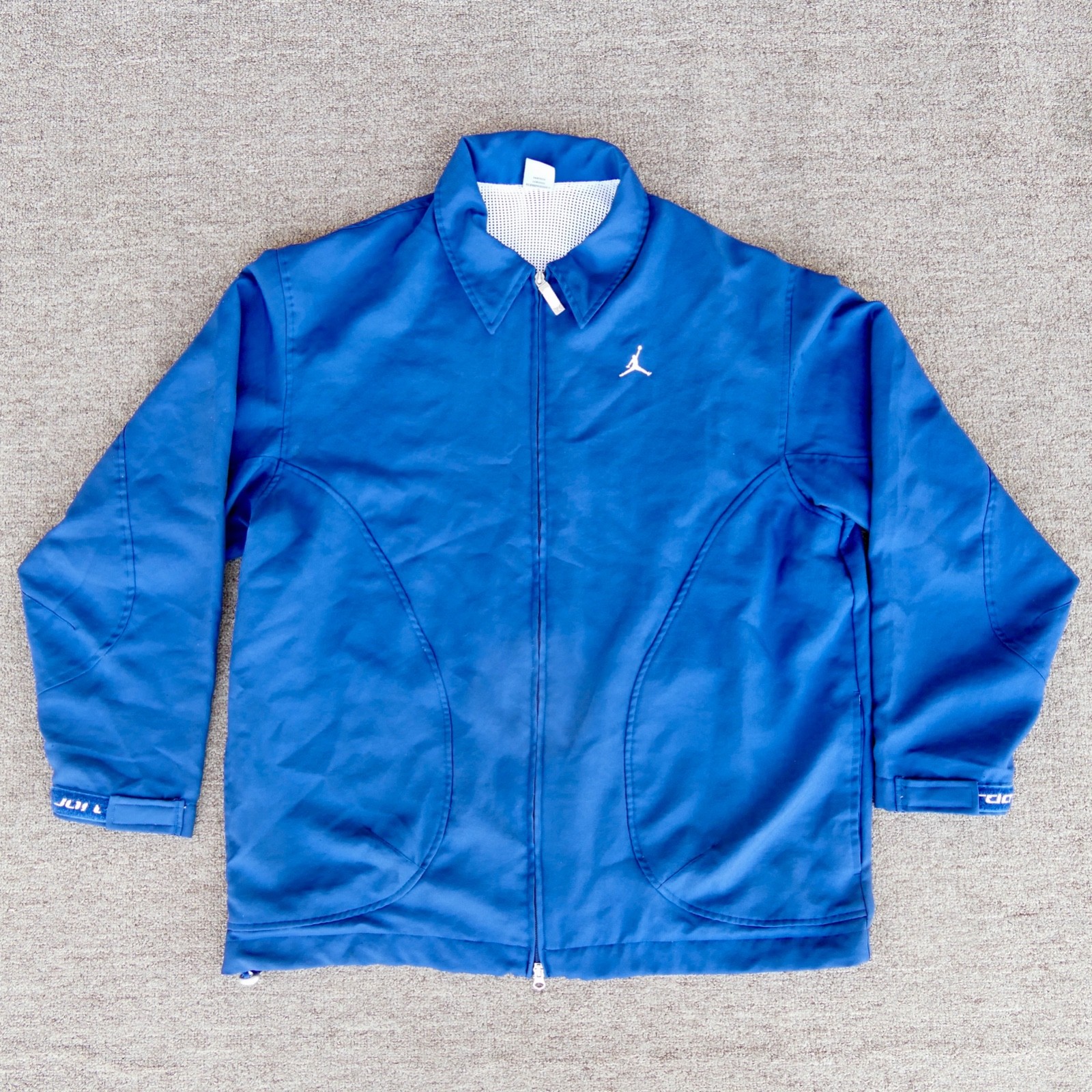 SACAI X NIKE Giacca Jordan Jumpman Classic Woven taglia XL vintage 2002 jorda17 17 xvii blu navy