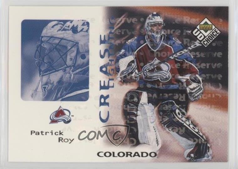 1998-99 Upper Deck UD Choice Crease Lightning Reserve Patrick Roy #243 HOF 03wm