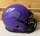 Adrian Peterson Signed Minnesota Vikings Riddell Mini Helmet Auto JSA Witnessed