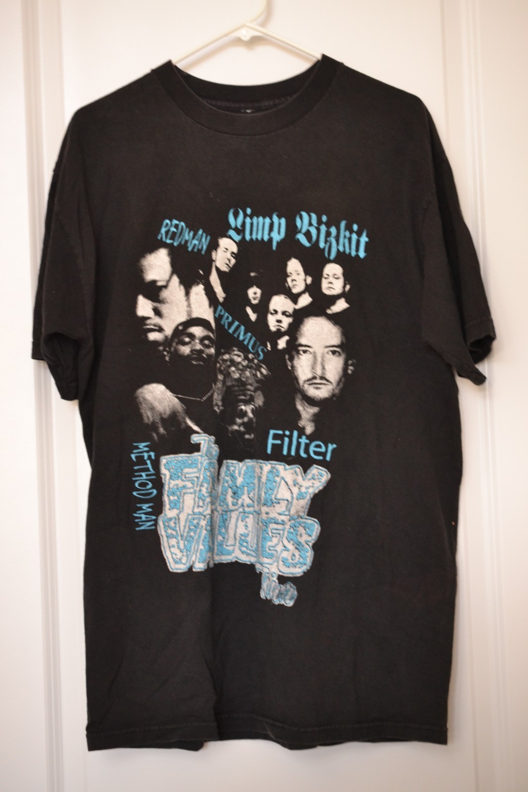 Vintage 1999 Family Values Tour T Shirt Limp Bizkit S… - Gem