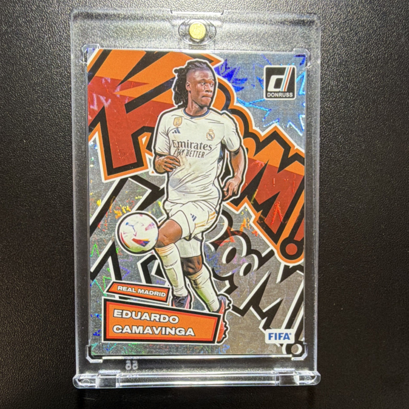 Kaboom - Panini Donruss FIFA 2023-24 #21 Eduardo Camavinga - Real Madrid