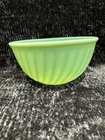 Fire King Vintage Jadeite Mixing Bowl 9-inch Green Swirl