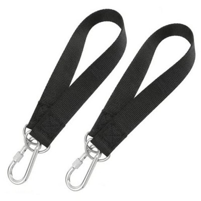 2 Pack Tree Swing Straps Hanging Kit with 2 Pcs Heavy Duty Hook Clasps,
