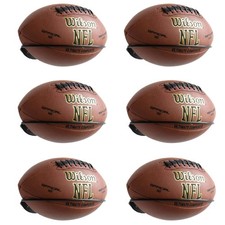 SPORTA Wall Mount Football Ball Holder Organization and Storage Rack, for