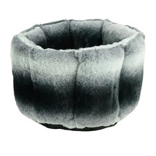 Arlee Beds Quilted Round Cat Bed Plush Pet