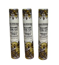 3 X Poo-Pourri Before-You-Go Toilet Spray Original Citrus Travel Size 10ml each