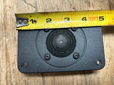 Single  MB QUART TITANIUM DOME TWEETER 95-6634  6 ohm GERMANY