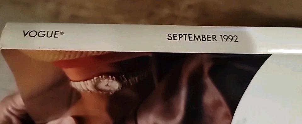 Claudia Schiffer - Vogue magazine - September 1992, Geena Davis, Brian De Palma - Image 3 of 4