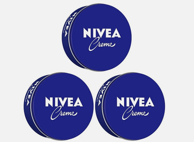 (3 Pack) Nivea Moisturizing Cream Body Creme 13.5 oz, Made in Germany