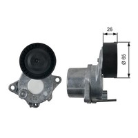 Gates Riemenspanner Keilrippenriemen Drivealign™ T39197 FüR Mercedes Vito B906
