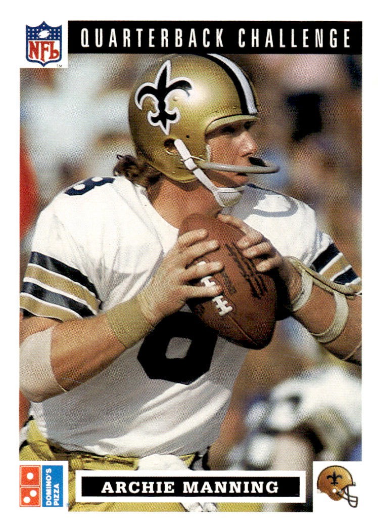 1991 Upper Deck Domino's The Quarterbacks #40 Archie Manning