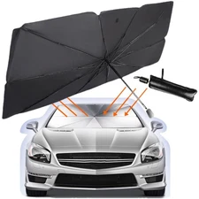 Car Windshield Sun Shade Foldable Umbrella Front Window Cover Visor Umbrella