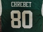 FLAWLESS WAYNE CHREBET #80 NY NEW YORK JETS STARTER NFL GAME FOOTBALL JERSEY XLG — photo 2