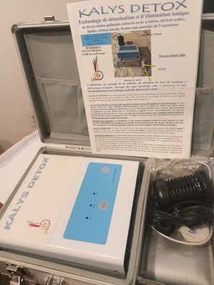 Kalyla's Detox Foot Bath Spa Machine Kit Cleanse Ionic w/Case