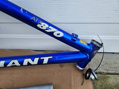 Vintage 90s Giant ATX 870 Mountain Bike Frame Aluminum 17.5