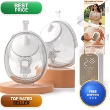 NCVI Ultra-Light Wearable Breastfeeding Pump Hands-Free, Hospital-Grade