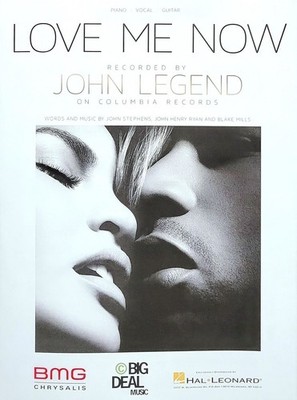 Love Me Now - John Legend - Piano/Vocal/Guitar Sheet Music