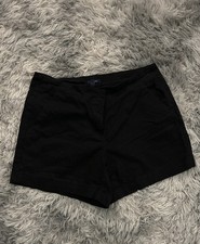 Nautica Women s Black Khaki Shorts Size 12