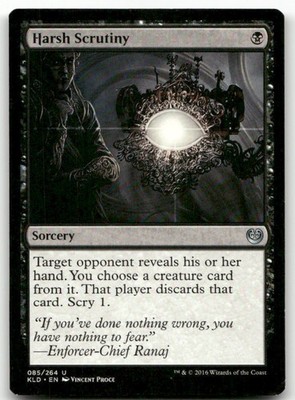 Harsh Scrutiny #85 (LP) Kaladesh KLD Magic MTG