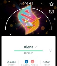 Pok mon GO PTC Shiny Latias Mega Background