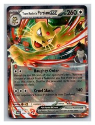 Team Rocket's Persian ex 150/182 Destined Rivals Double Rare
