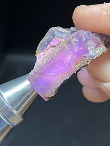 AAA grade Holley Blue Agate; 21.58, gem clear, 1970’s Material