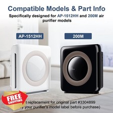 Fylmir AP-1512HH 2pk HEPA 4pc Carbon Filters for Coway Air Purifier