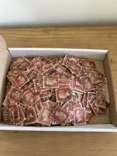 1000 GB QV 1d Red Plates loose in box mixed plates Penny Reds SG43