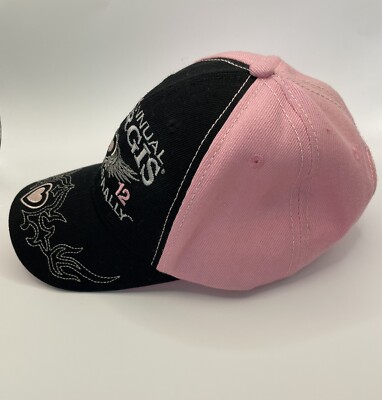 Sturgis 72nd Annual Hat Black Hills Rally 2012‎ Black and Pink Embroidered New Sturgis 72nd Annual 2012 Motorcycle Rally Hat Cap Harley  main image 3