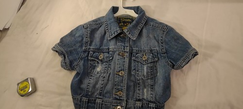 Star Jeans Girls Distressed Jeans Jacket Size Small - Picture 5 of 7
