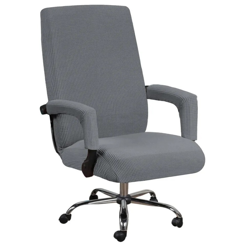 Elastic Chair Cover Rotating Office Computer Desk Seat Cover Removable