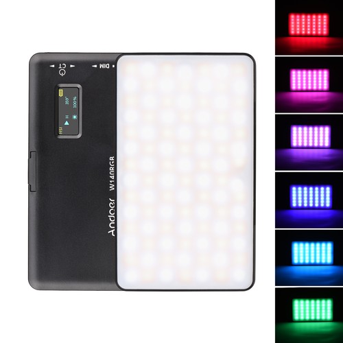 Portable W140 RGB LED Video Light Panel Fill Dimmable Light For Prof Photography - Picture 2 of 13