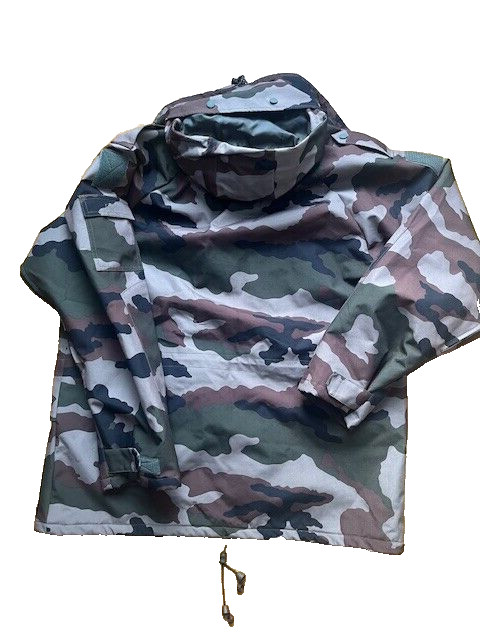 Ecws Tipo Chubasquero Hombre Parka Militar Ce Francés Camuflaje Forro Polar XLR
