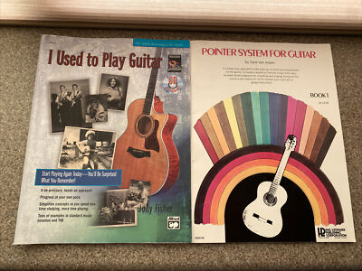 I Used to Play Guitar - By Jody Fisher & Pointer System For Guitar Book One -Lot