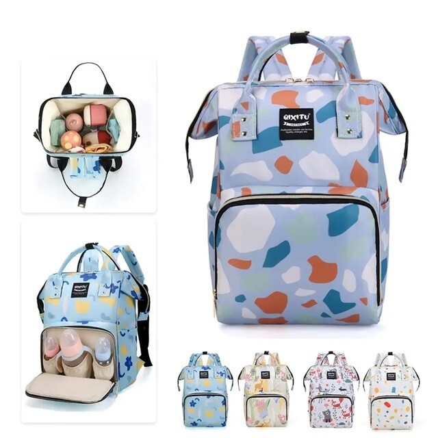 Baby Diaper Nappy Changing bag Mummy Backpack Large Multi-Function