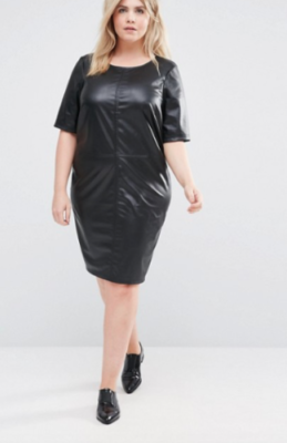 Plus Size Women Black Lambskin Leather Dress Evening Club Wear Celebrity Style | eBay Plus Size Women Black Lambskin Leather Dress Evening Club Wear Celebrity Style | eBay