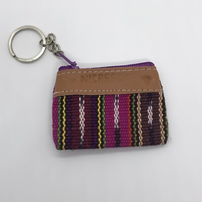 Mini Monedero de Nicaragua coin purse small artesanal Keychain